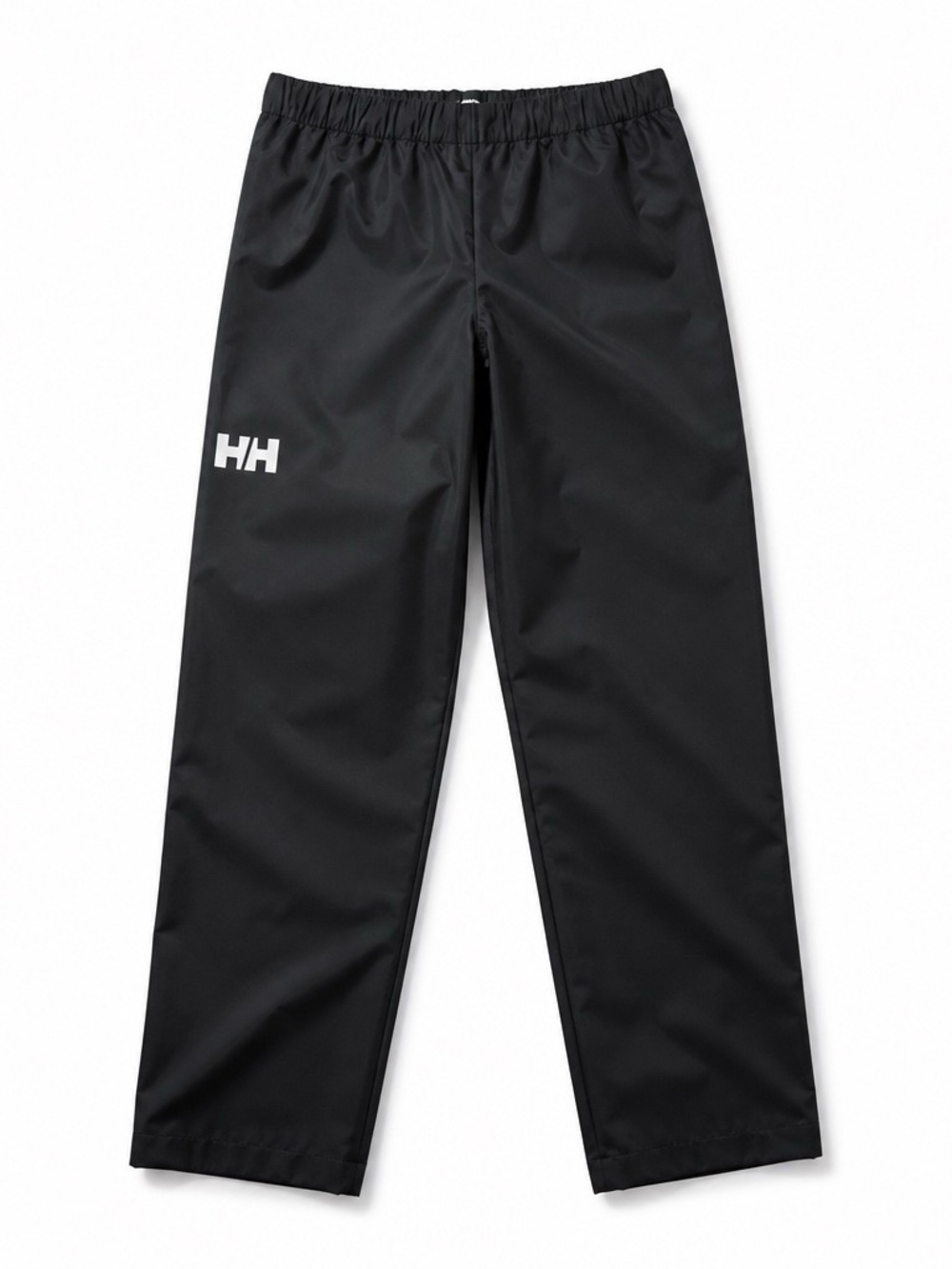 Helly Hansen Black Rain Pants with White HH Logo- 14